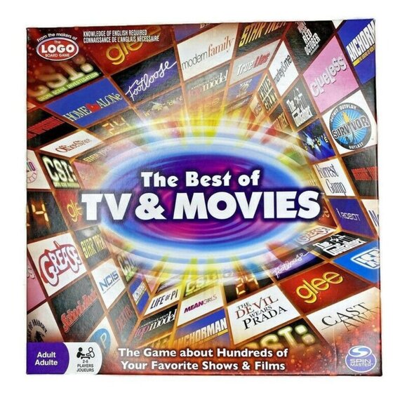 Spin Master Logo Board Game Best of TV & Movies - Picture 1 of 6